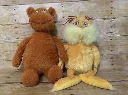 Kohl S Cares For Kids Dr Seuss Lorax And Hop On Pop Bear Plush Set 16 Ebay Lorax Hoponpop Bear Kohlscares Plush Plu Bear Plush Hop On Pop The Lorax