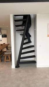Staircases narrower than 36 staircases wider than 52 spindles that are horizontal and not vertical making adjustability more difficult have a high lift/riser and/or your banister is built into the wood making it difficult to buckle and need to relocate the bottom. 150 Narrow Staircase Ideas In 2021 Staircase Stairs Design Staircase Design