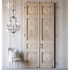 Home Incredible Pair Of Hand Painted French Interior Antique Doors Antique Interior French Doors