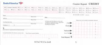 Filling out a deposit slip. Bank Of America Deposit Slip Free Printable Template Checkdeposit Io