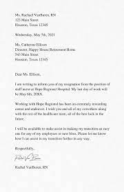 Writing A Nurse Resignation Letter: How To Leave With Grace