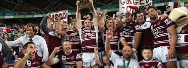 The team colours are maroon and white, while their namesake and logo is the sea eagle. 2011 Sea Eagles Premiers To Appear At Lottoland Sea Eagles