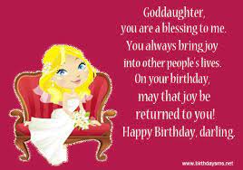 Now, if only we could figure out how to spend a day in her life, for. Birthday Quotes For Goddaughter Quotesgram