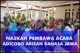 Contoh teks mc pembawa acara dalam bahasa jawa singkat terbaru, mudah dihafalkan lengkap beserta terjemahan ke dalam bahasa indonesia. Pembawa Acara Mc Adicoro Arisan Bahasa Jawa Muda Mudi Condrowangsan