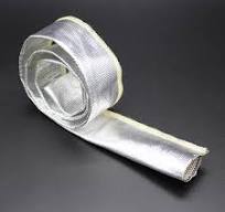 Cable and Hose Protection Heat Reflective Aluminum Coated Sewn Sleeve