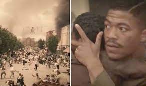 Black wall street massacre tulsa nccorig_00052806.jpg. Watchmen On Hbo What Was The Tulsa Oklahoma Riot Of 1921 Tv Radio Showbiz Tv Express Co Uk