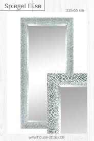 Wandspiegel Spiegel Modern Silber 115 X 55 Cm Stylischer Rahmen Facettenschliff Wandspiegel Modern Wandspiegel Silberner Wandspiegel