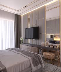 King bedroom, queen bedroom with walk in closet, and bedroom with two full beds. Modern Bedroom Tv Unit Designs Novocom Top