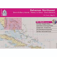 Nv Charts Region 9 1 Bahamas Northwest Bimini Nassau To Abaco Grand Bahama