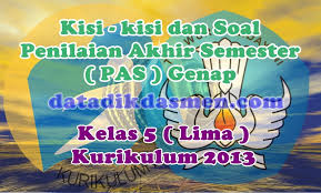 Check spelling or type a new query. Soal Pat Ukk Kelas 5 Semester 2 K13 Tahun Pelajaran2021 2022 Datadikdasmen Com