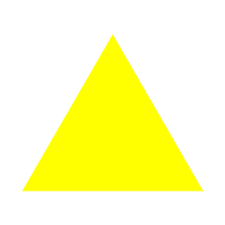 3 Symbol For 3 Is Triangle And Color Frequency Is Yellow Triangle Yellow Symbols