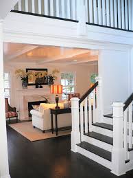 Dark Floors White Risers On The Stairs Home House Design Sweet Home