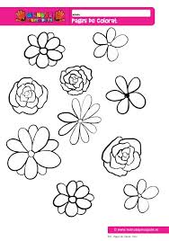 Vector miniaturi de floare cu şase peals. Manute Pricepute Pagini De Colorat Flori