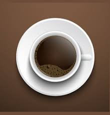 coffee top view vector images over 6 000 vectorstock