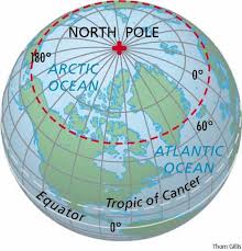 North Pole Use Globe For The Elf To Show His Route That He Flies Every Night Arctic Circle Arctic North Pole