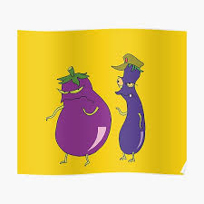 Maybe you would like to learn more about one of these? Dog Eggplant Posters Redbubble