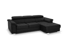 Canapé deva par ditre italia, capitonné. Canape Angle Droit Convertible Cuir Luxe Gris Experiencia