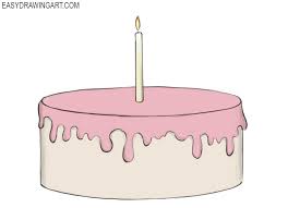 Drawn cake awesome birthday pencil and in color drawn 8. How To Draw A Birthday Cake Easy Drawing Art
