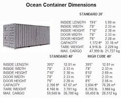 Ocean Container Dimensions Huis Ontwerpen