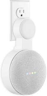 Amazon Com Google Home Mini Wall Mount Holder Caremoo Space Saving Design Ac Outlet Mount Perfect Cord Managem Google Home Mini Cord Management Space Saving