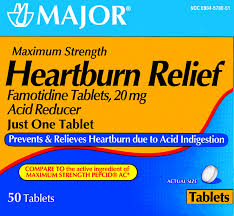 Itching or hives, swelling in your face or hands, swelling or tingling in. Major Heartburn Relief Famotidine 20mg 50 Tablets Maximum Strength Pepcid Ac