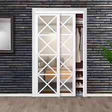 reliabilt reliabilt 72 in x 80 in white flush mdf sliding closet door hardware included lowes com sliding closet doors sliding mirror closet doors wood sliding closet doors wood sliding closet doors