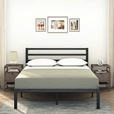 Meet the box spring bed frame. Ambee21 Bed Frame With Headboard 14 Inch King Bed Frame Black Heavy Duty Metal Bed Frame