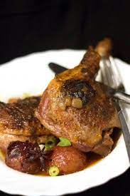 Slow Cooked Chinese Duck With Plums Duck Recipes Recipes Cooking