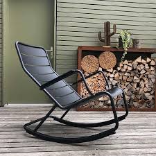 The Gorgeous Luxembourg Rocking Chair In Liquorice Fermobnz Outdoorfurniturenz Outdoor Furniture Nz Fermob Outdoor Furniture Collections