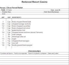 Recipe Templates Excel Chef S Resources Recipe Cards Template Recipe Template Recipe Template For Word
