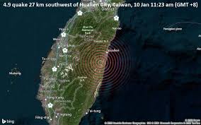 Taiwan, officially the republic of china (roc), is a country in east asia. Erdbeben Der Starke 4 9 Sudwestlich Von Hualien City Hualien Taiwan Taiwan Volcanodiscovery