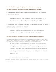 Owl at purdue citation machine. Examples In Text Citations