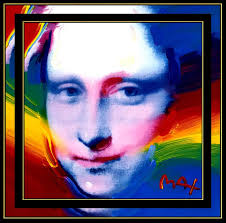 Original Mona Lisa Portrait" by Peter Max