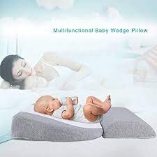 Newzealkids Baby Wedge Pillow Infant Wedge For Crib Anti Reflux Pillow Baby Wedge Pillow For Acid Reflux Universal Bassinet Wedge 15 Degree Incline Makes Baby Better Grey Pricepulse