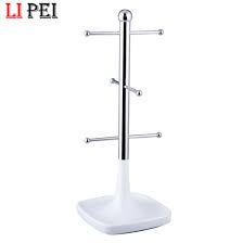 Moxita metal mug tree holder stand for counter 6 hooks coffee cup rack display. China Kitchen Custom 6 Hook Coffee Cup Display Holder Chrome Metal Mug Tree Coffee Tea Cup Drying Rack For Living Room Restaurant China Dish Rack And Kitchen Rack Price