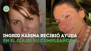 Ingrid Karina exmodelo de Stock Models recibió ayuda durante su cumpleaños
