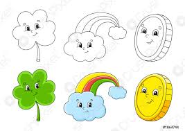 A veces transmitir lo que realmente son los derechos de los niños, resulta ser una tarea difícil para los docentes. Conjunto Para Colorear Pagina Para Ninos St Patrick Vector De Stock Crushpixel