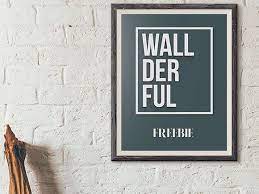Download Freebie Thursday 20th Of August Wallderful Free Frame Mockups Poster Mockup Psd Frame Mockups Mockup Free Psd