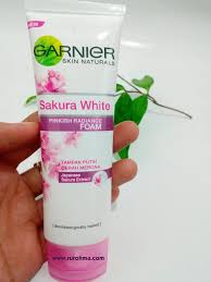 7 pencuci muka bagus yg tak ada sls! Fastabiqul Khoirots Review Garnier Sakura White Pinkish Radiance Foam