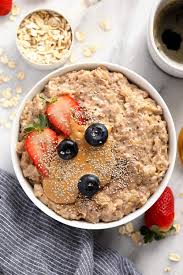 Here are gourmet oatmeal topping ideas and combinations to impress your guests. Superfood Oatmeal Bowl 7g Protein Fit Foodie Finds