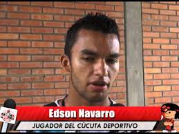 El volante Ocañero Edson Navarro