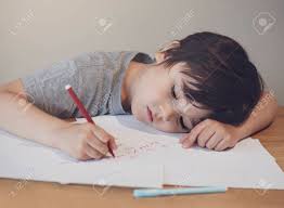 How to draw a tiger for kids] 5. Emotional Portrait Of Lonely Child Writing A Messages To His Stock Photo Picture And Royalty Free Image Image 150297439