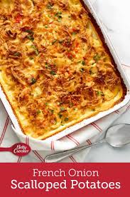 French Onion Scalloped Potatoes Recipe Easy Scalloped Potatoes Recipe Scalloped Potato Recipes Scalloped Potatoes