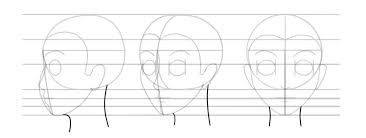 This means that many elements of the face have been to draw the anime eyes closed, just imagine the upper eyelid going down and rotating. How To Draw Anime Heads And Faces