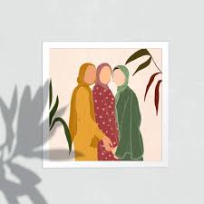 Unity In Diversity A4 A3 Square Art Print Digital Etsy Square Art Printable Art Prints Art