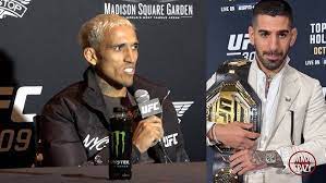 Charles Oliveira WARNS Ilia Topuria "be very careful when you coming up to  t Lightweight" - YouTube