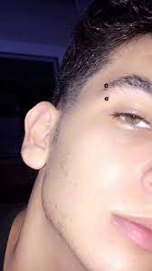 Renkli Gozler Erkek Ela Goz Yesil Goz Kas Piercing Piercing Nose Ring Instagram
