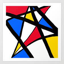 Check spelling or type a new query. Red Yellow Blue Primary Abstract Art Print By Abstractcolor Society6
