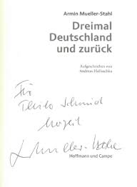 Lebt und arbeitet in sierksdorf / lübeck. Armin Mueller Stahl Jasmintees Webseite