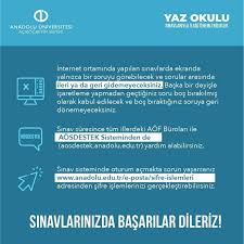 Anadolu üniversitesi için yazılan 'anadolu üniversitesi online sınav sistemi çöktü!' şikayetini ve yorumlarını okumak ya da anadolu üniversitesi hakkında şikayet yazmak için tıklayın! Anadolu Universitesi Bati Avrupa Burosu Posts Facebook
